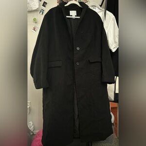 H&M black trench coat